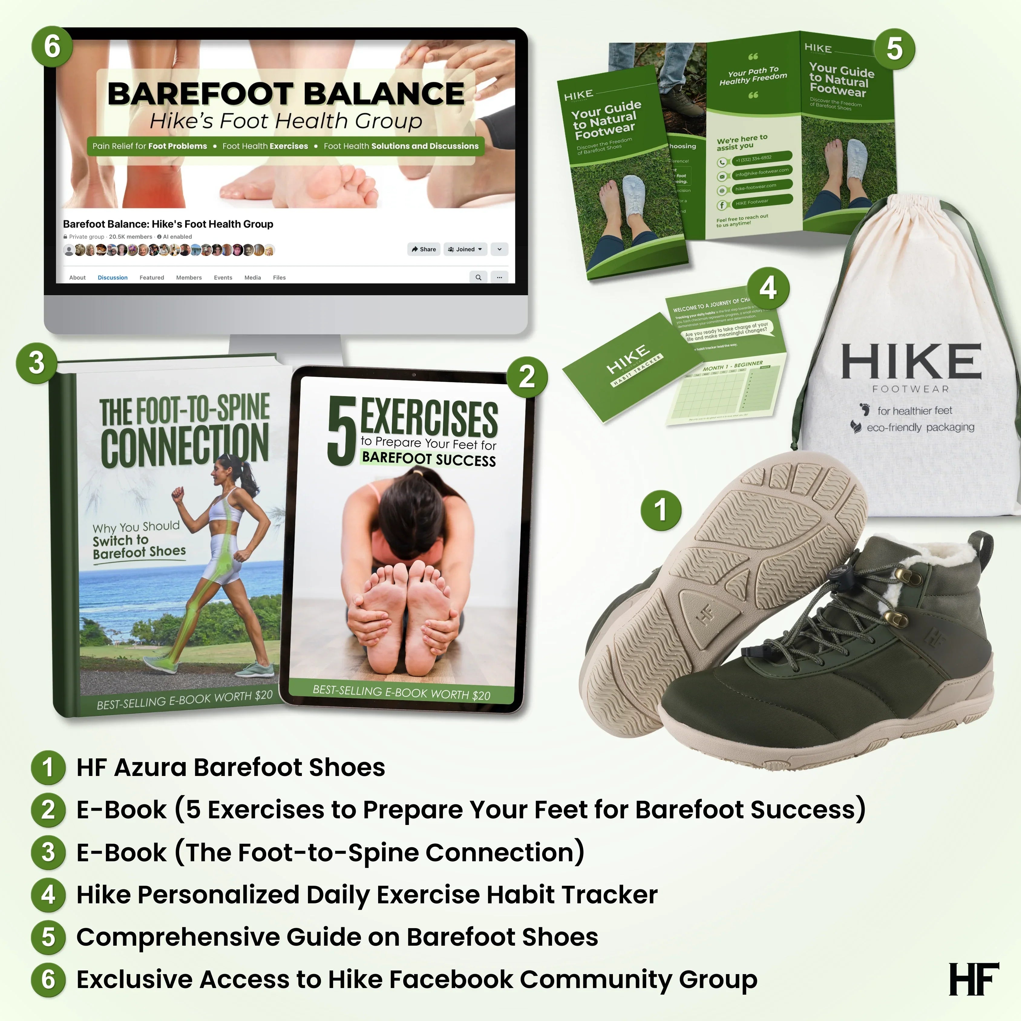 HF Azura – Ergonomic & Supportive Winter Barefoot Shoes (Unisex)